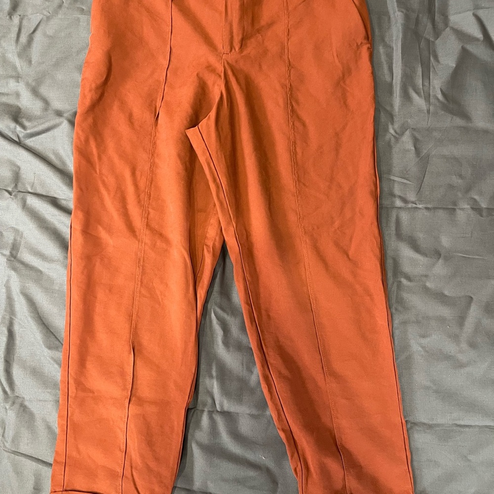 A New Day Rust High-Waisted Pants